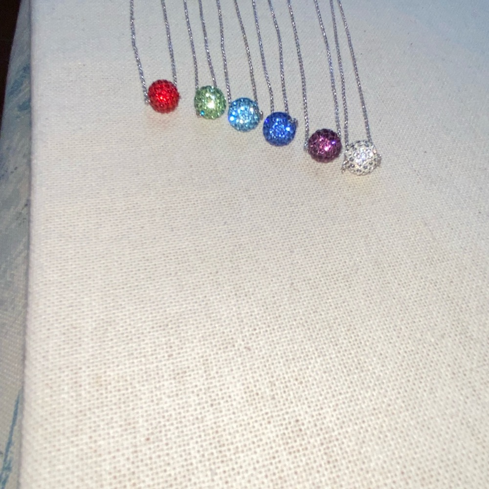 Touchstone by Swarovski Crystal Birthstone Necklace-FEBRUARY-Amethyst